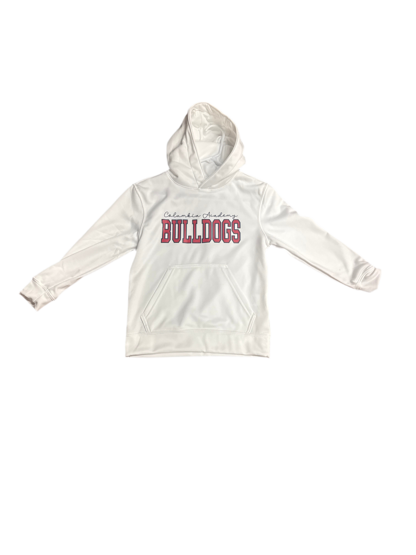 White Performance hooded sweatshirt