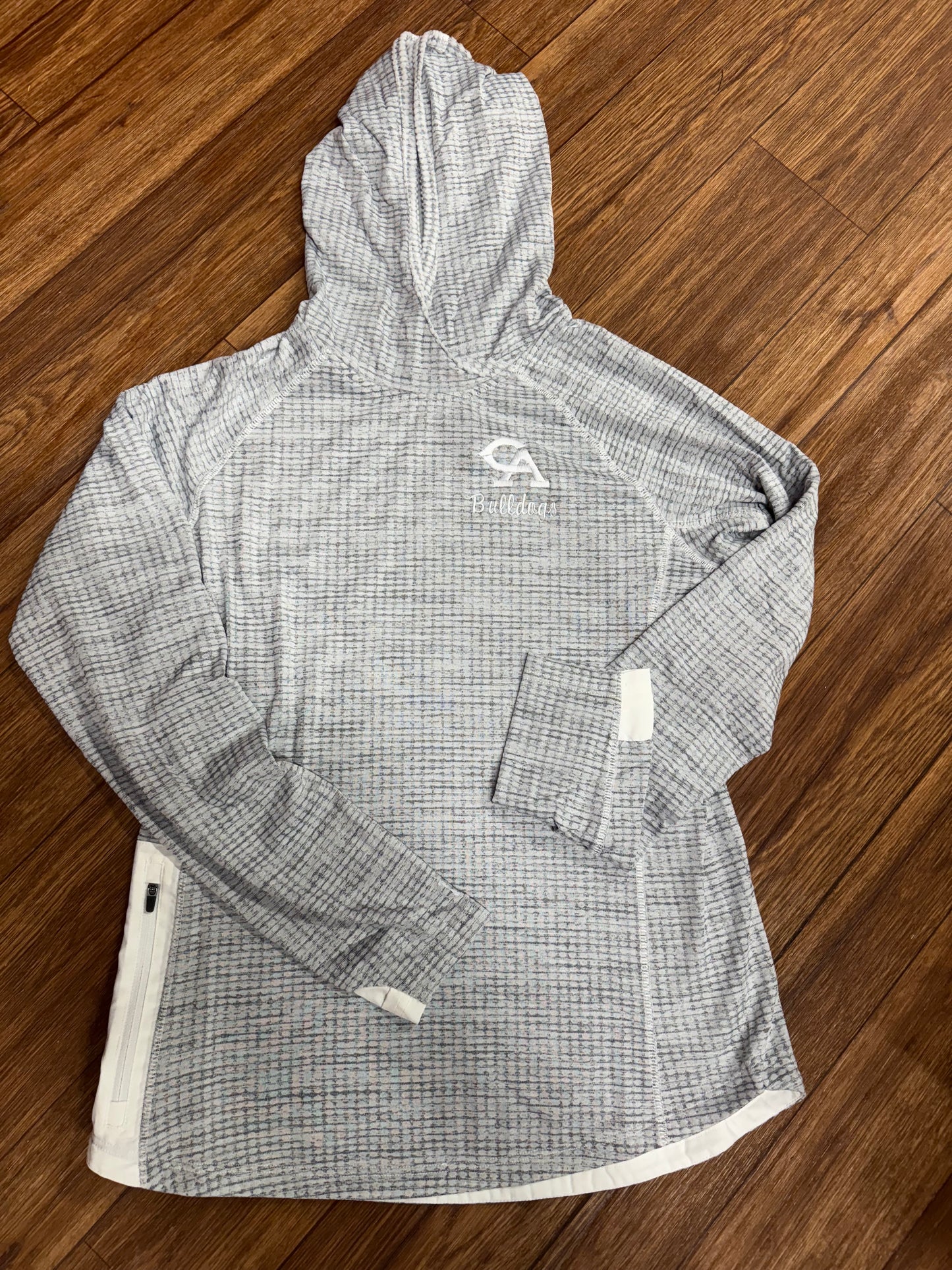 Ladies Lightweight hoodie with thumbs