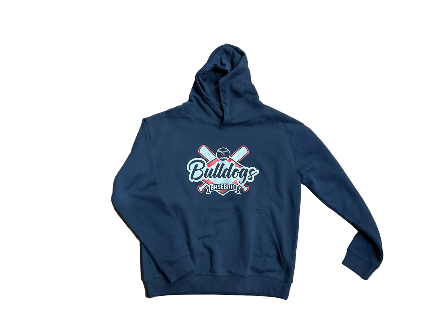 Youth Navy Hoodie Baseball
