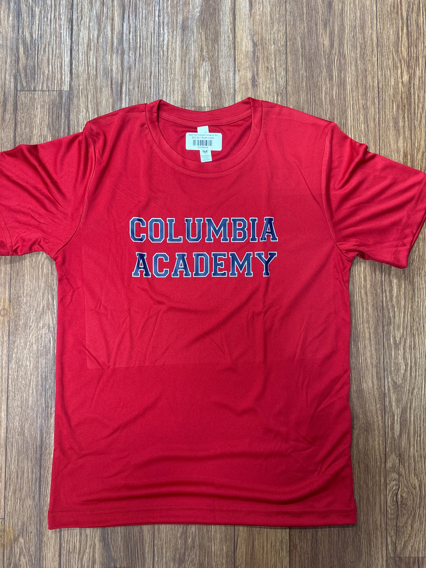 Youth Red Columbia Academy Tee