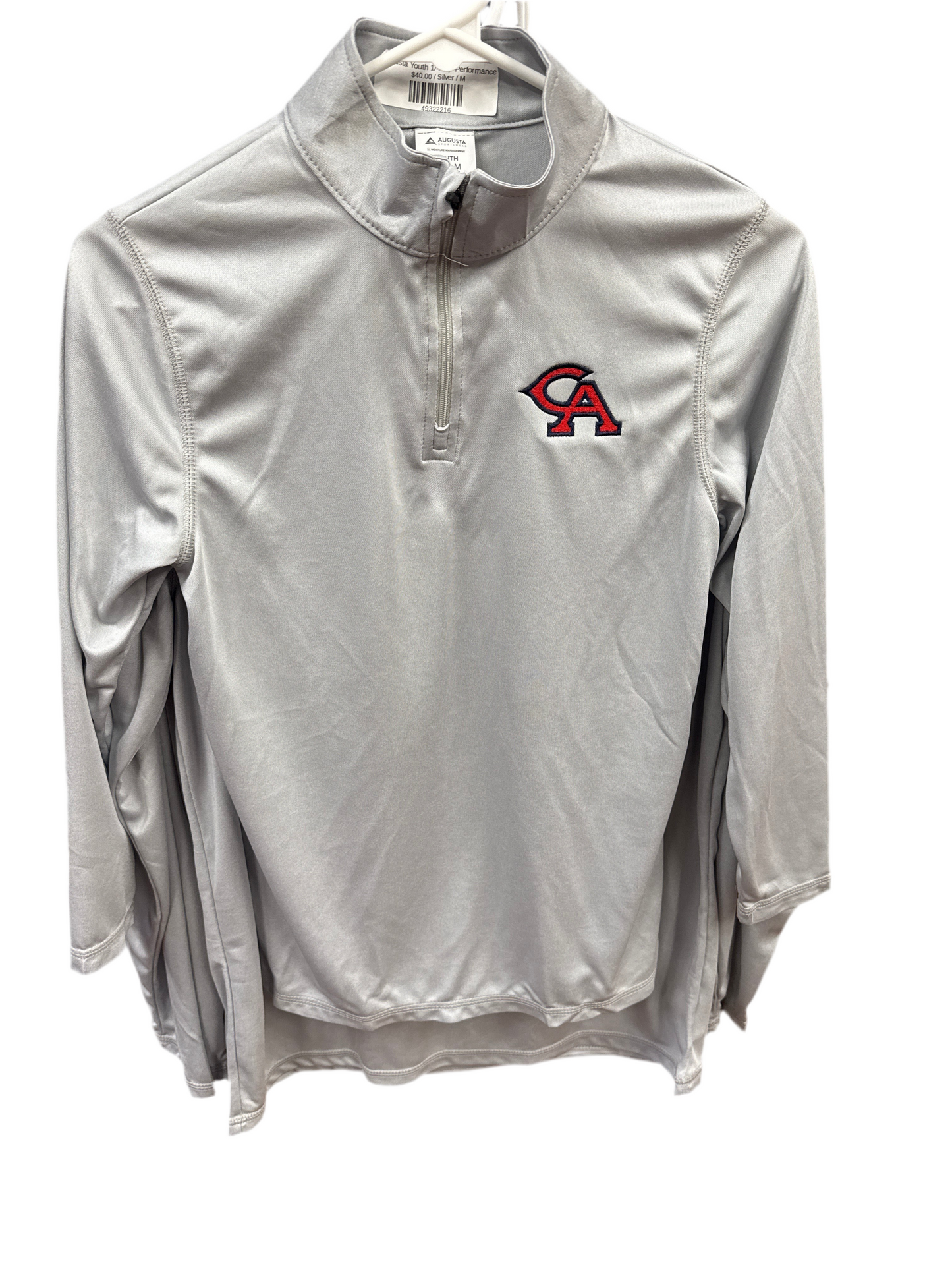 Youth Augusta 1/4 Zip Performance Pullover