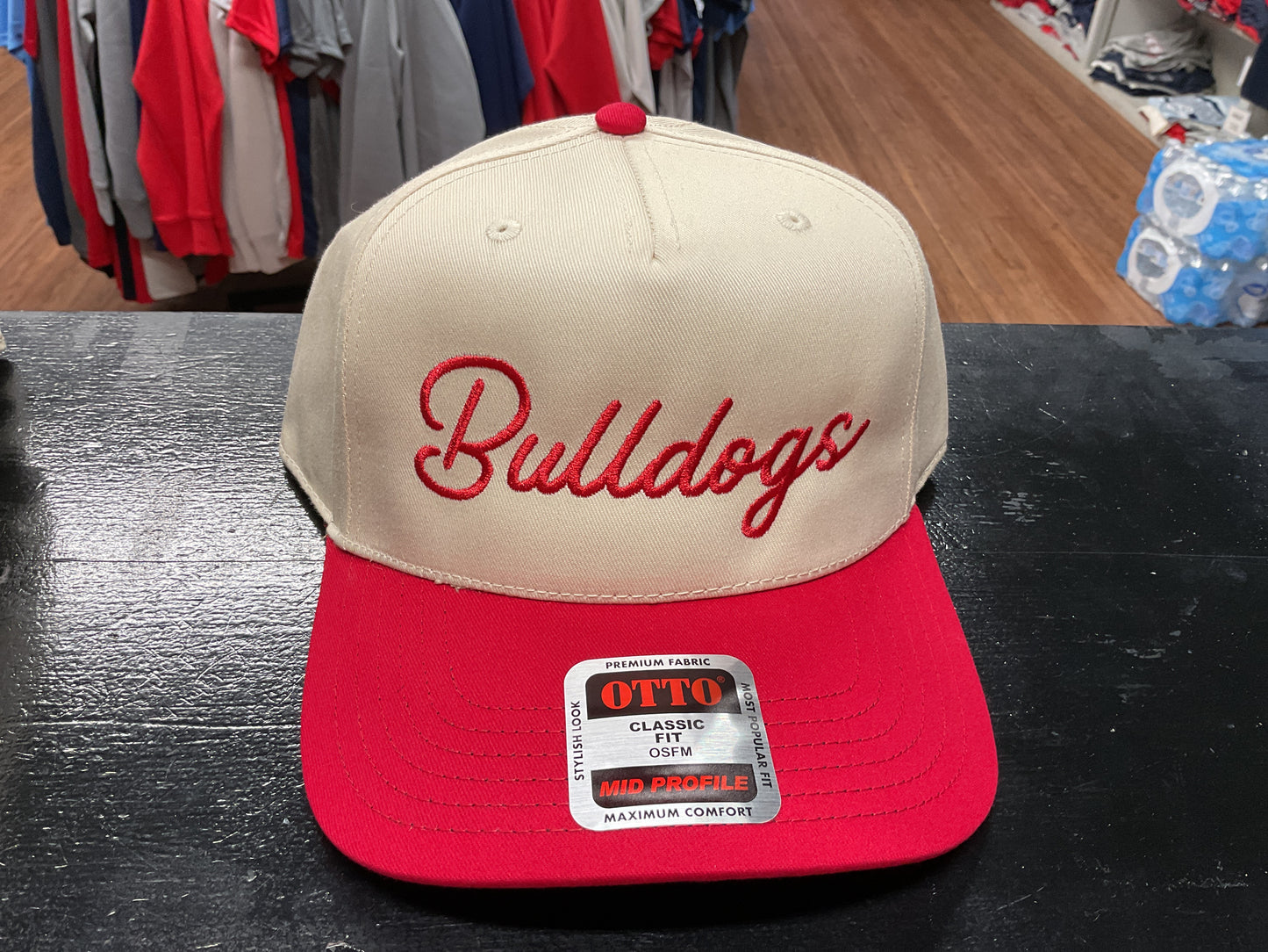 Hat | Cream/Red | Bulldogs