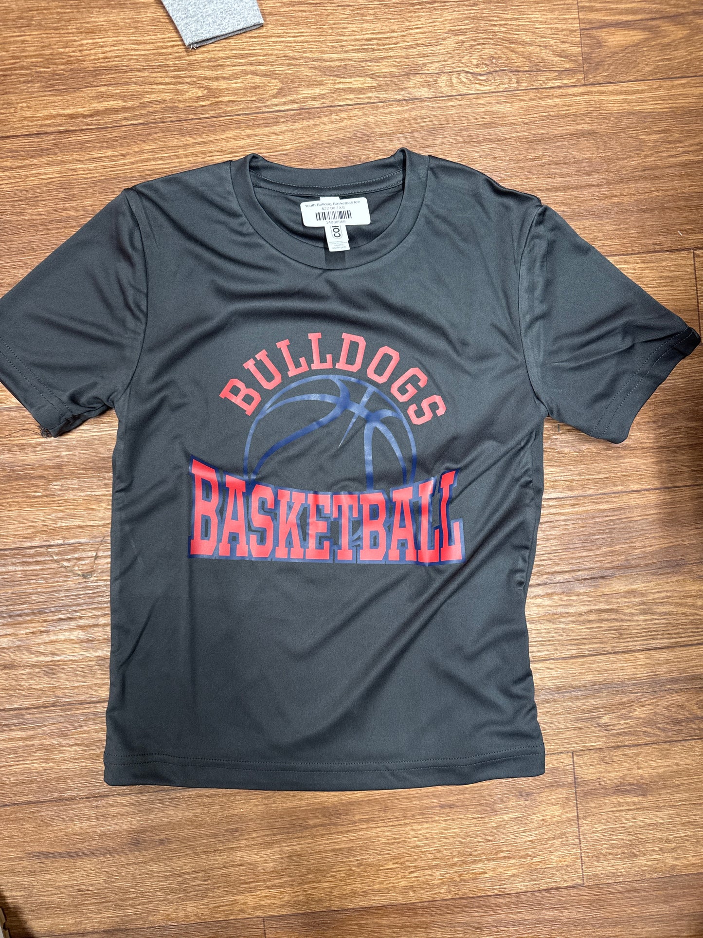 Youth Bulldog Basketball tee