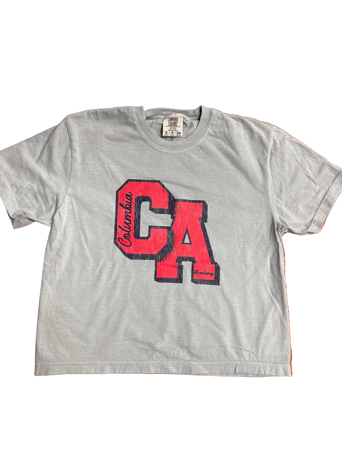 Ladies | Boxy Tee CA | Dusty Blue
