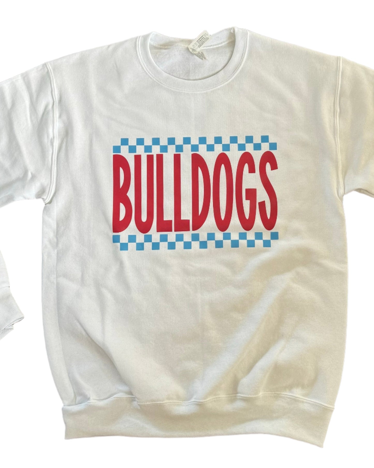 Bulldogs Checkered Sweatshirt