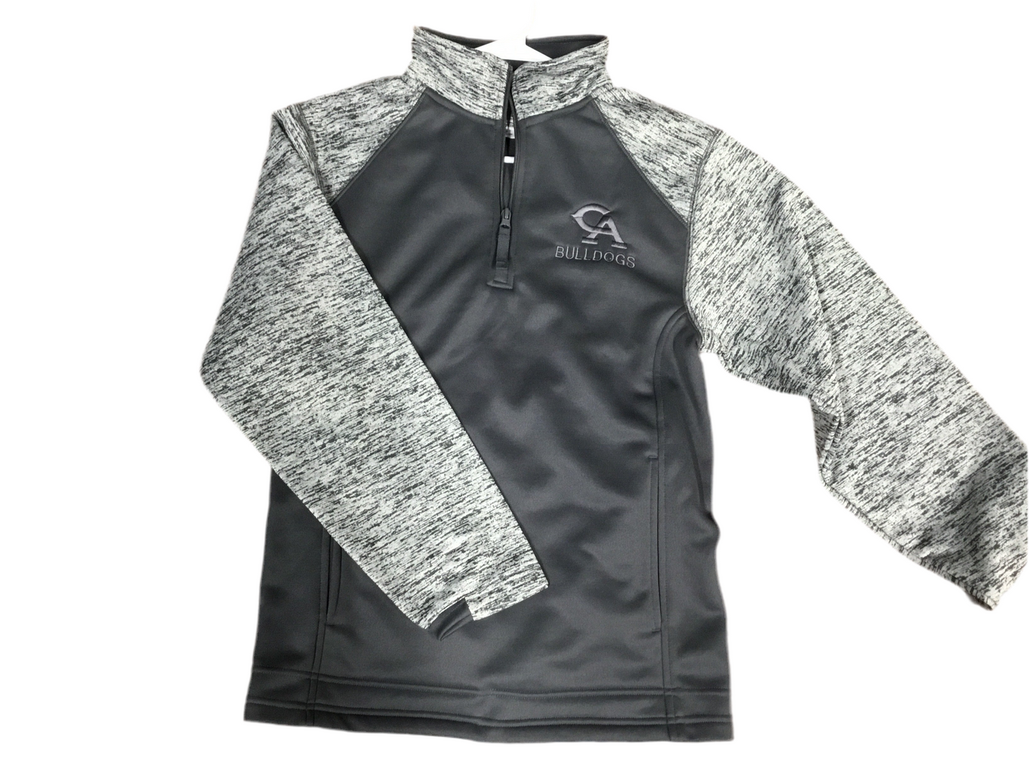 Adult Graphite 1/4 Zip Fleece Pullover
