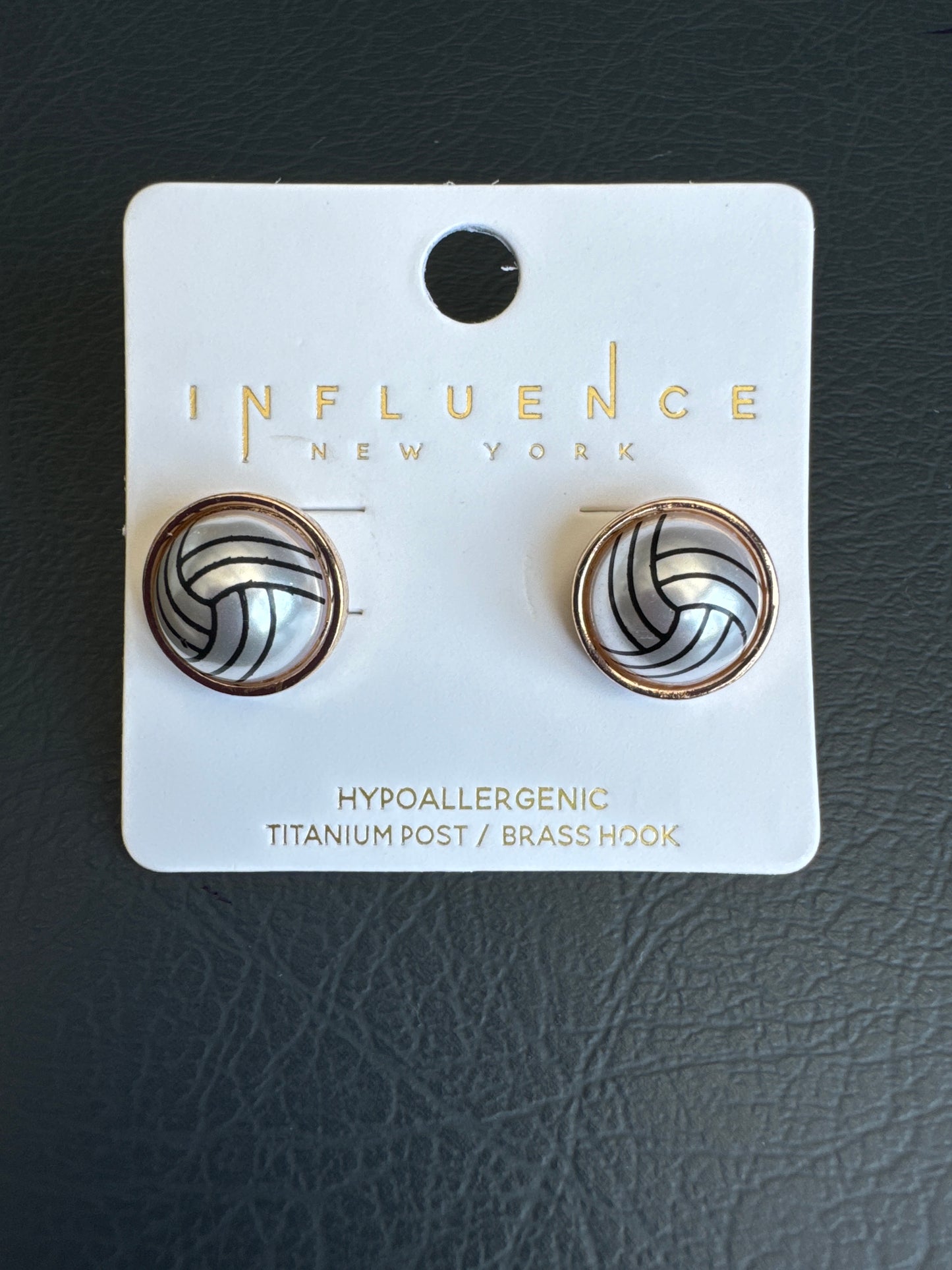 Sports Ball Stud Earrings