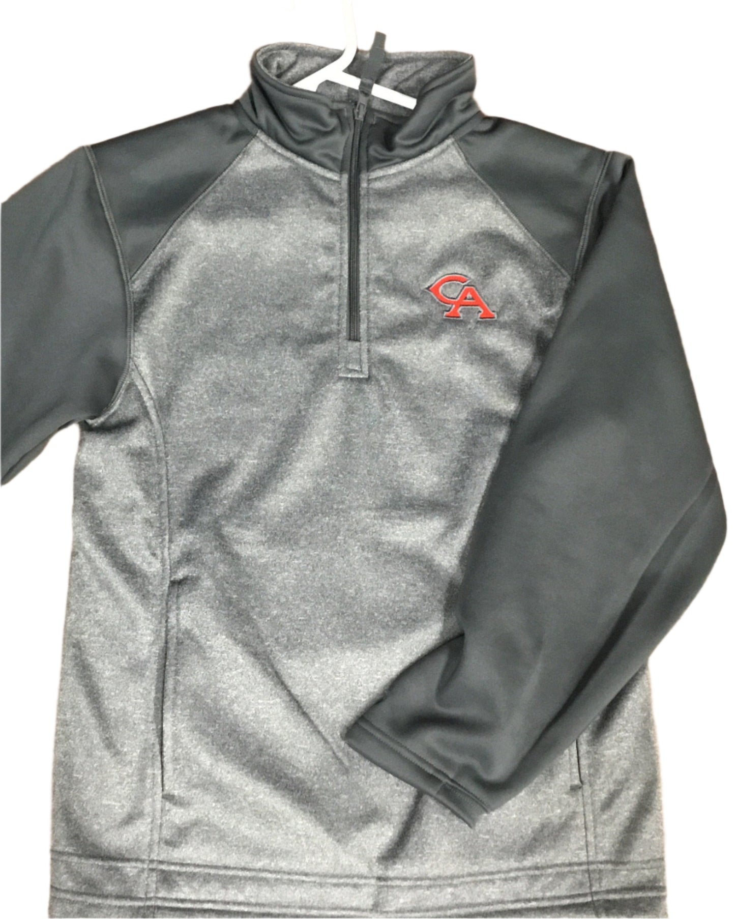 Adult Heather 1/4 Zip Fleece pullover