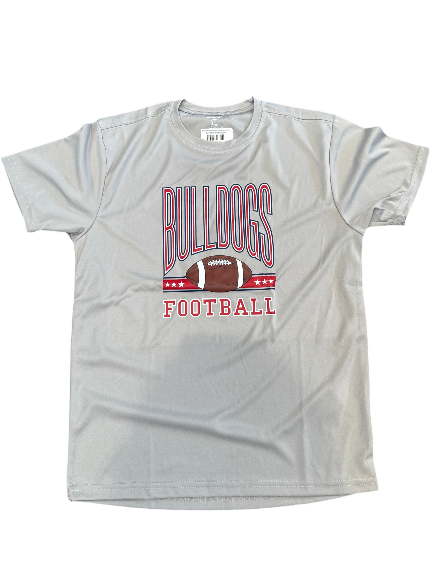 Youth Silver Performance short sleeve tee