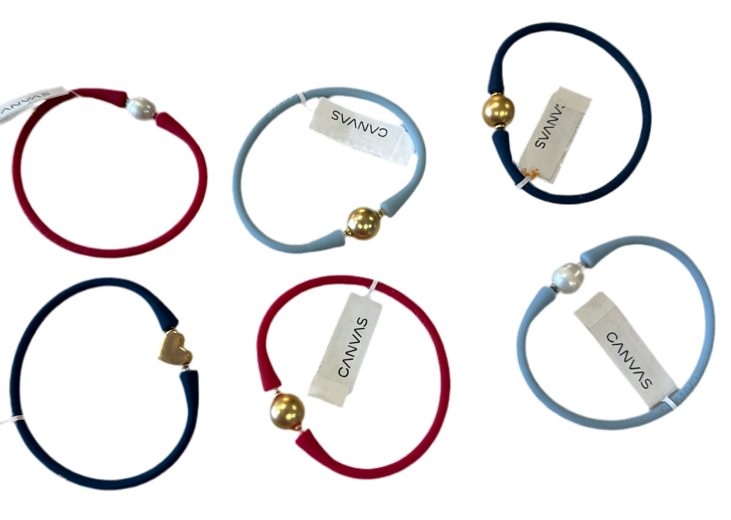 Canvas Silicone Bracelets