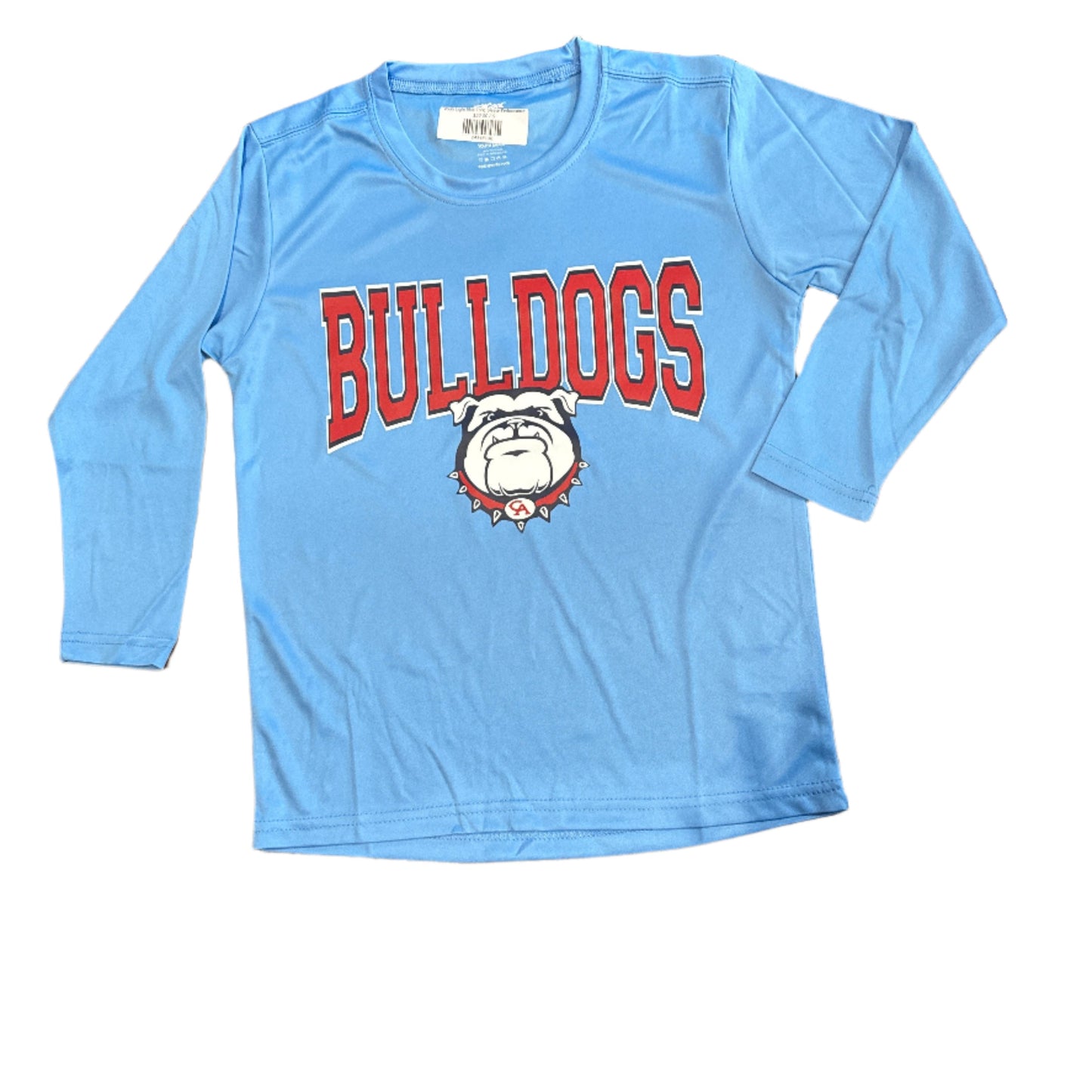 Youth Light Blue Long Sleeve Performance