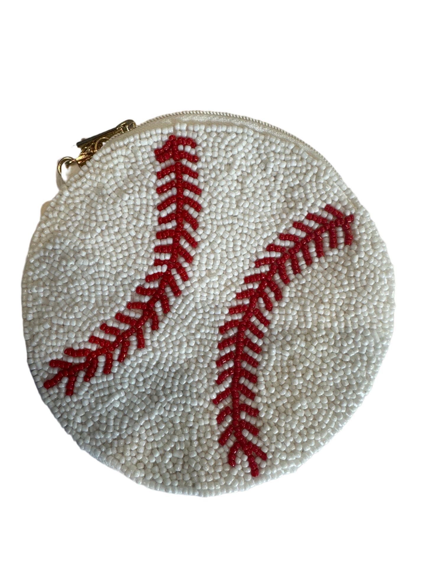 Beaded Sports Coin Pouches