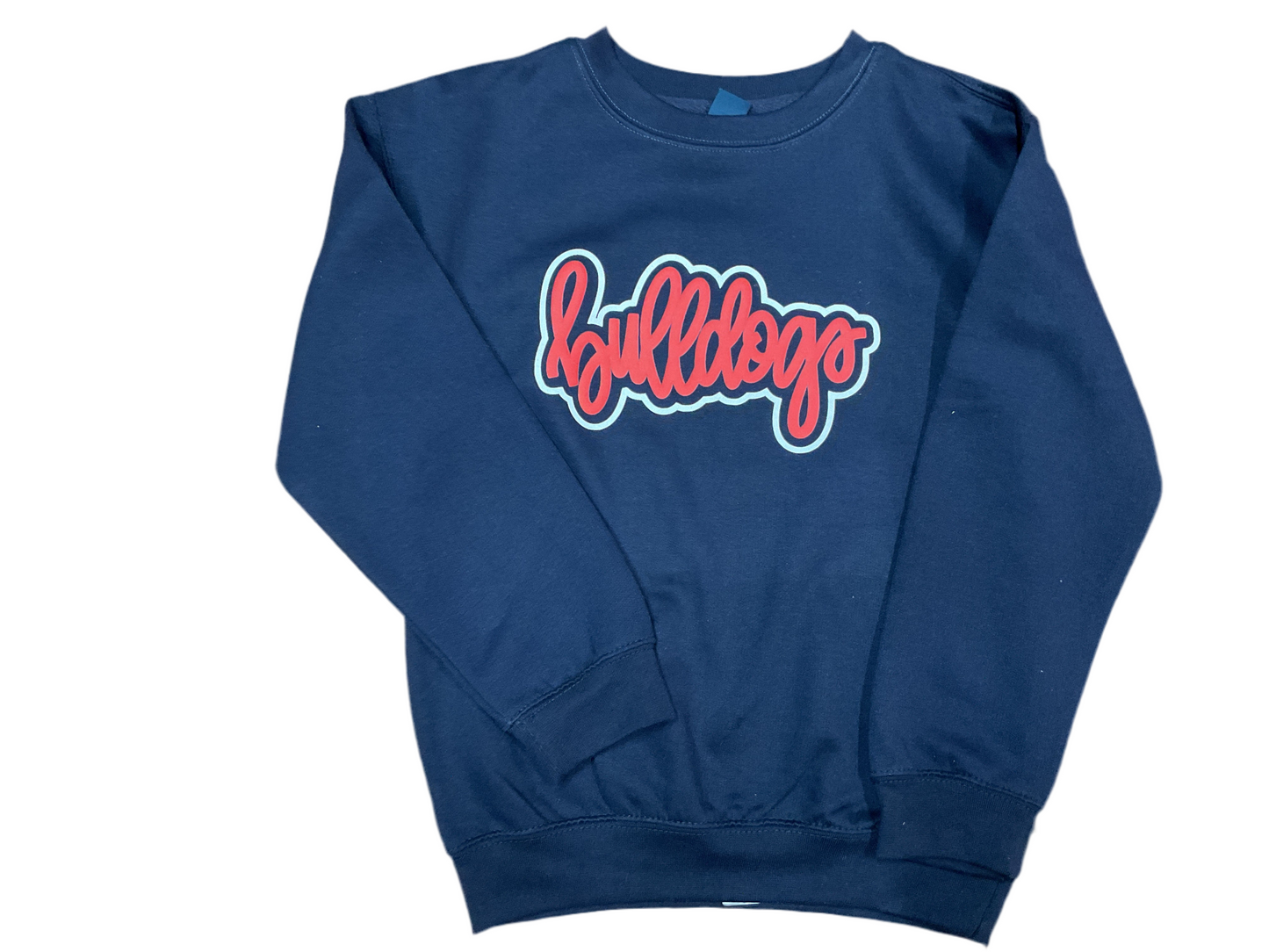 Youth Navy Puff design Sweatshirts