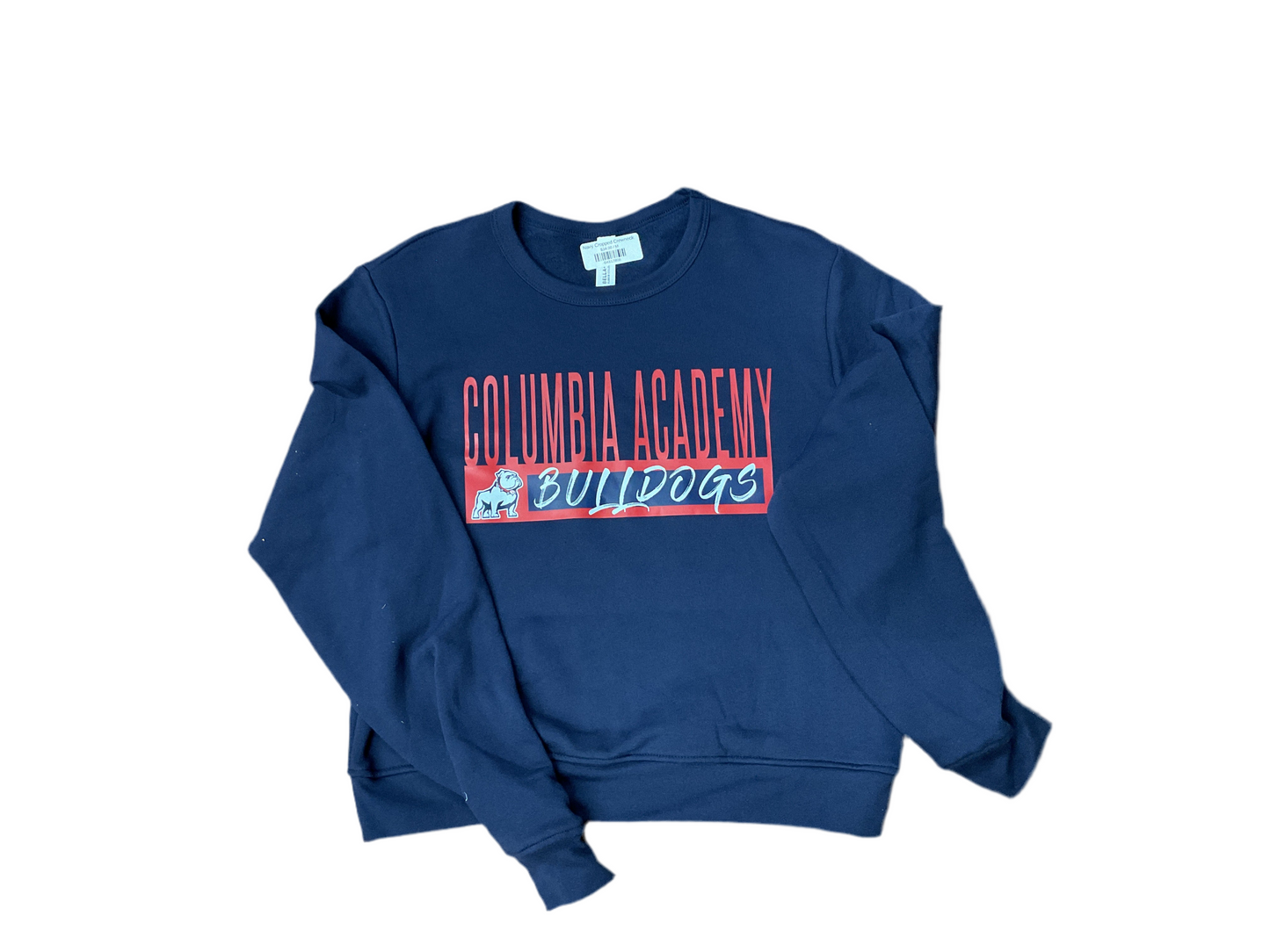 Navy Cropped Crewneck