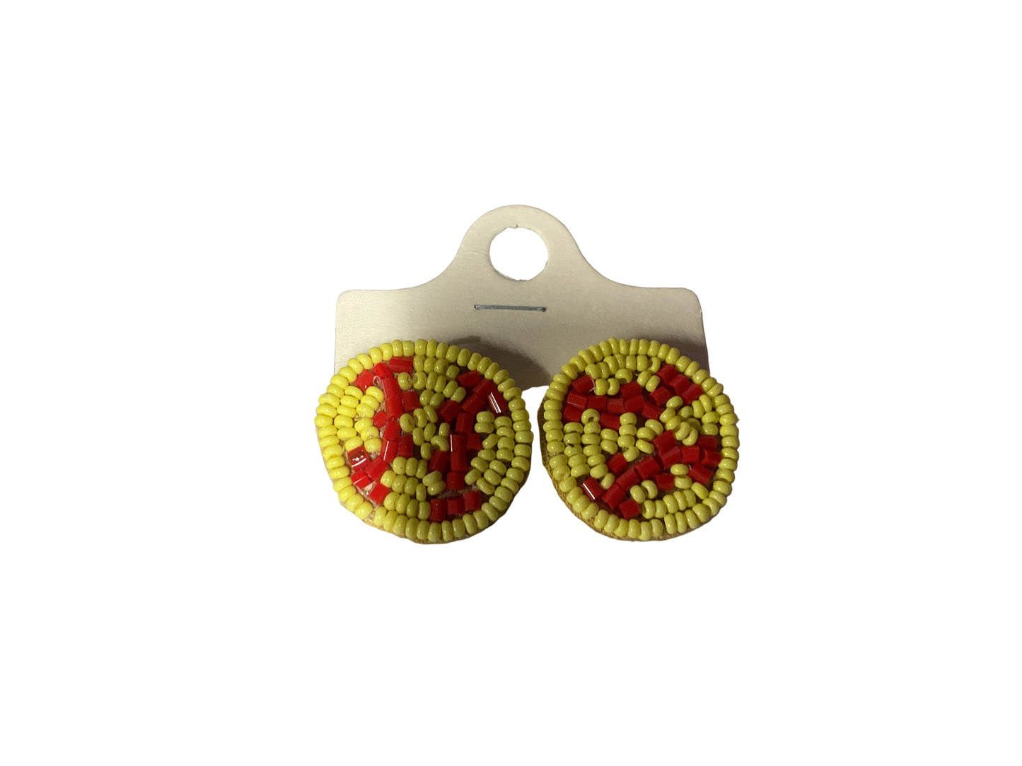 Beaded Softball Studs