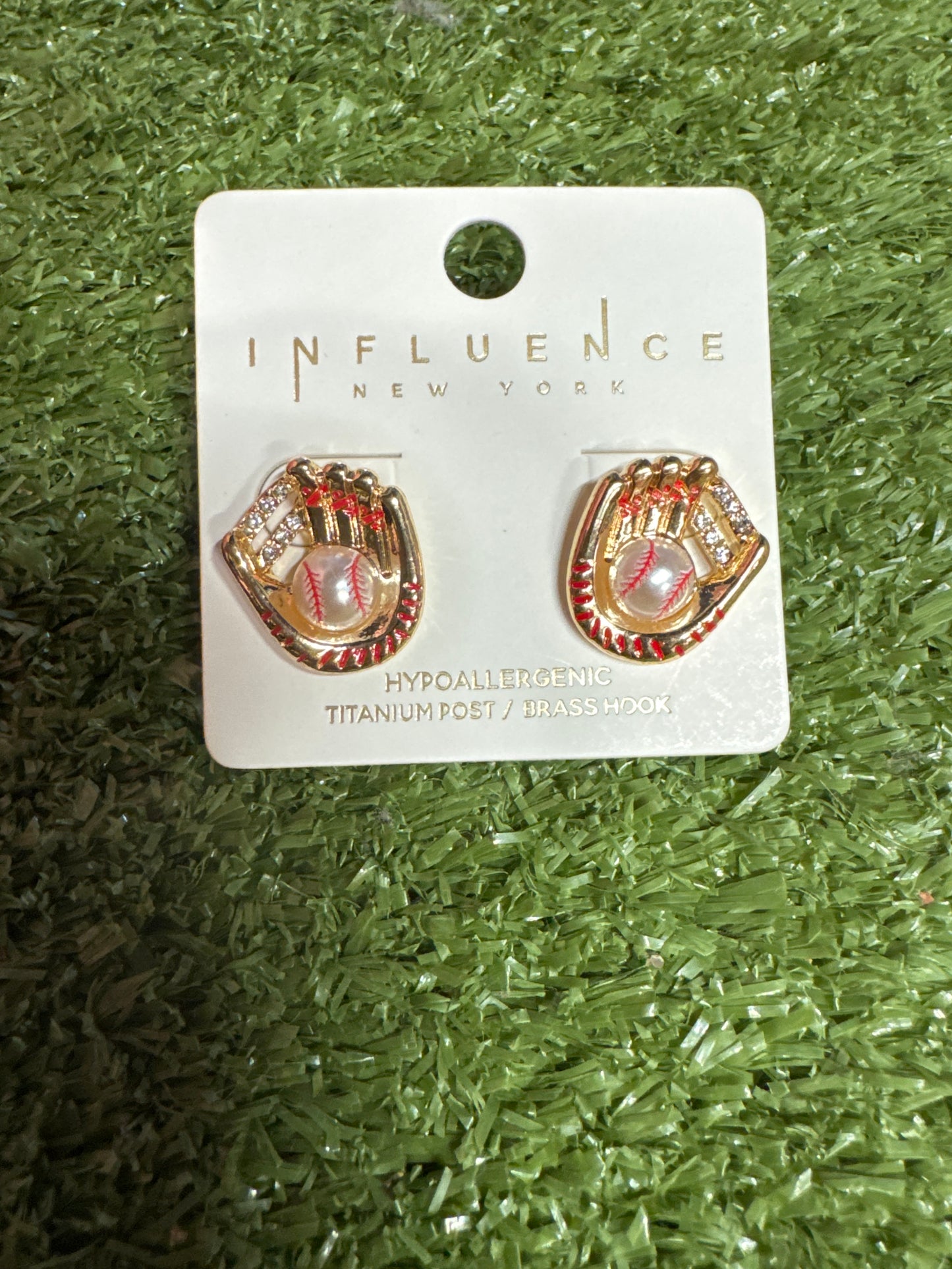 Sports Ball & Glove earrings
