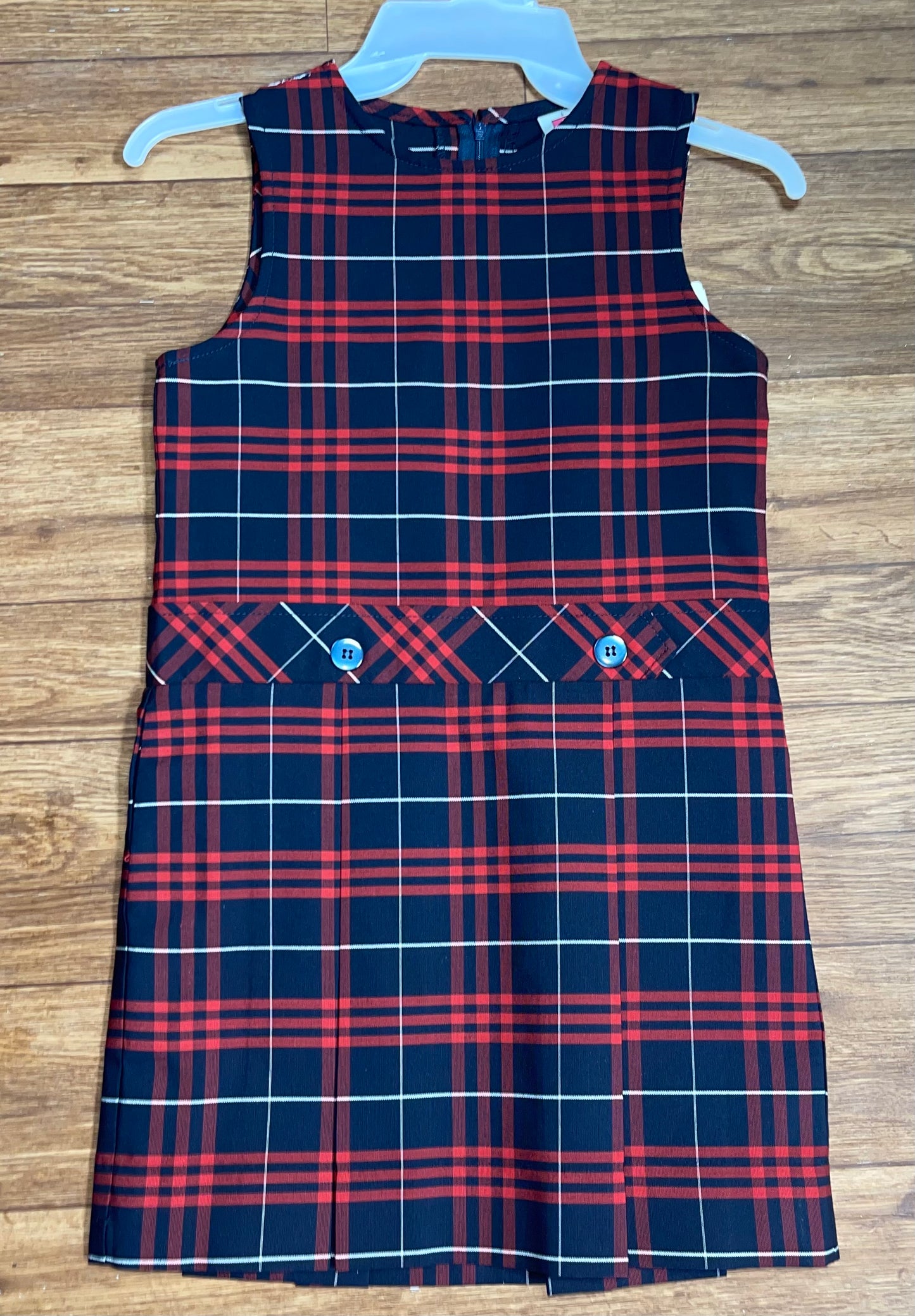 Uniform Girl's Plaid Jumper #1393