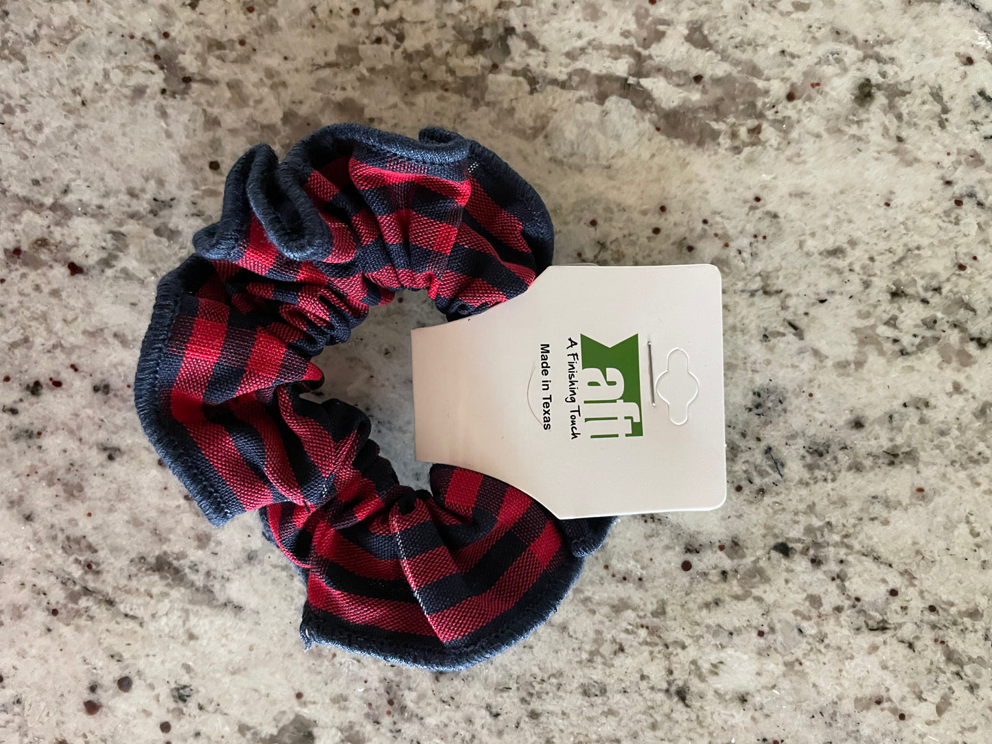 Uniform Plaid Scrunchie