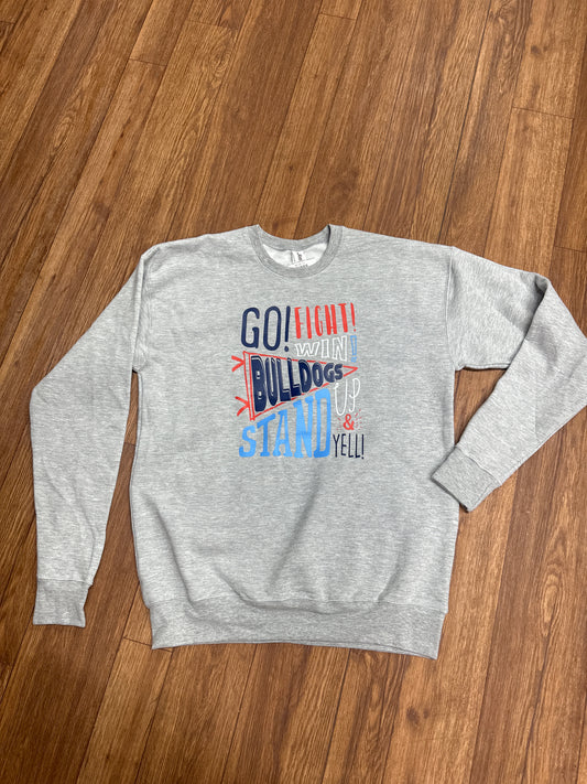 Go,Fight, Win Crewneck Sweatshirt