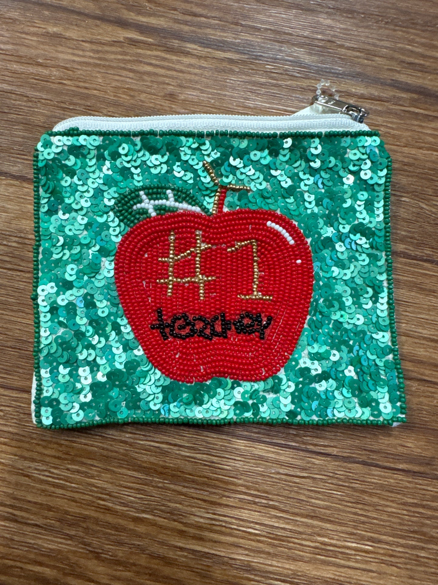 #1 Teacher Coin Pouch