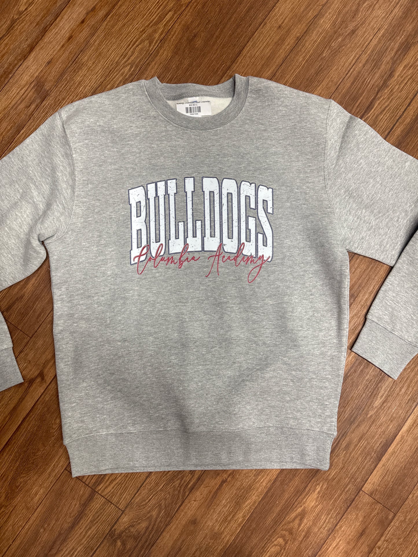 Bulldogs Distressed Adult Crewneck