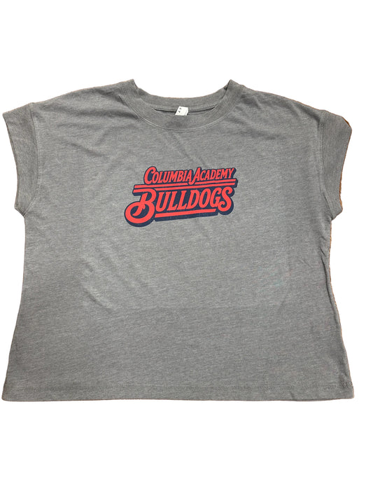 Ladies | Cap Sleeve | Bulldogs | Grey Wash