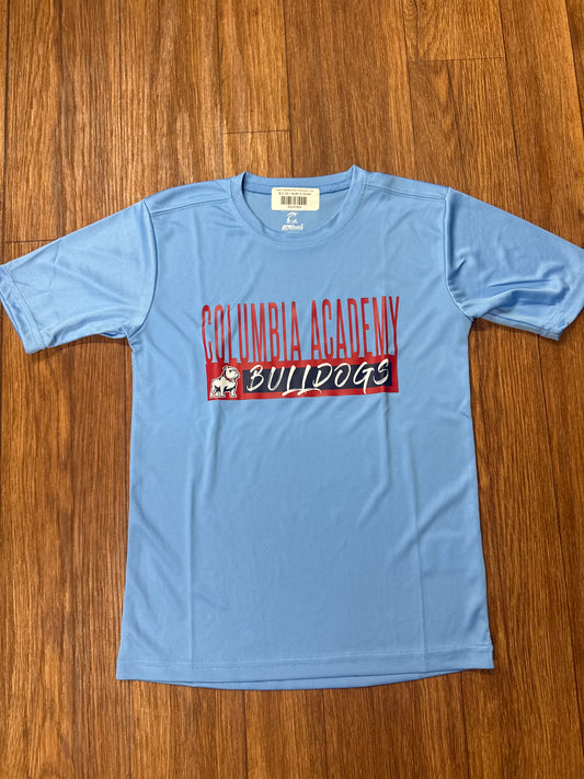 Youth Columbia Blue Performance Tee