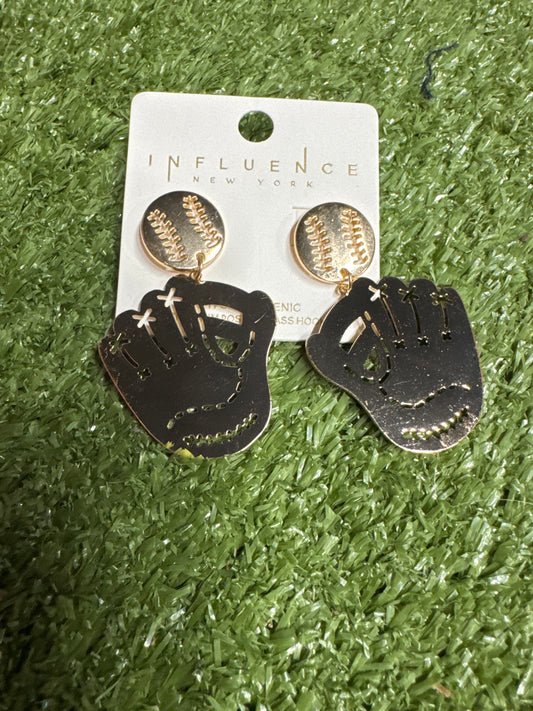 Baseball/Softball glove earring