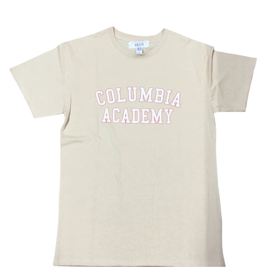 Adult Sand Columbia Academy Tee