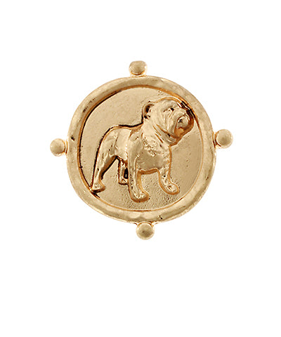 Bulldog Brooch