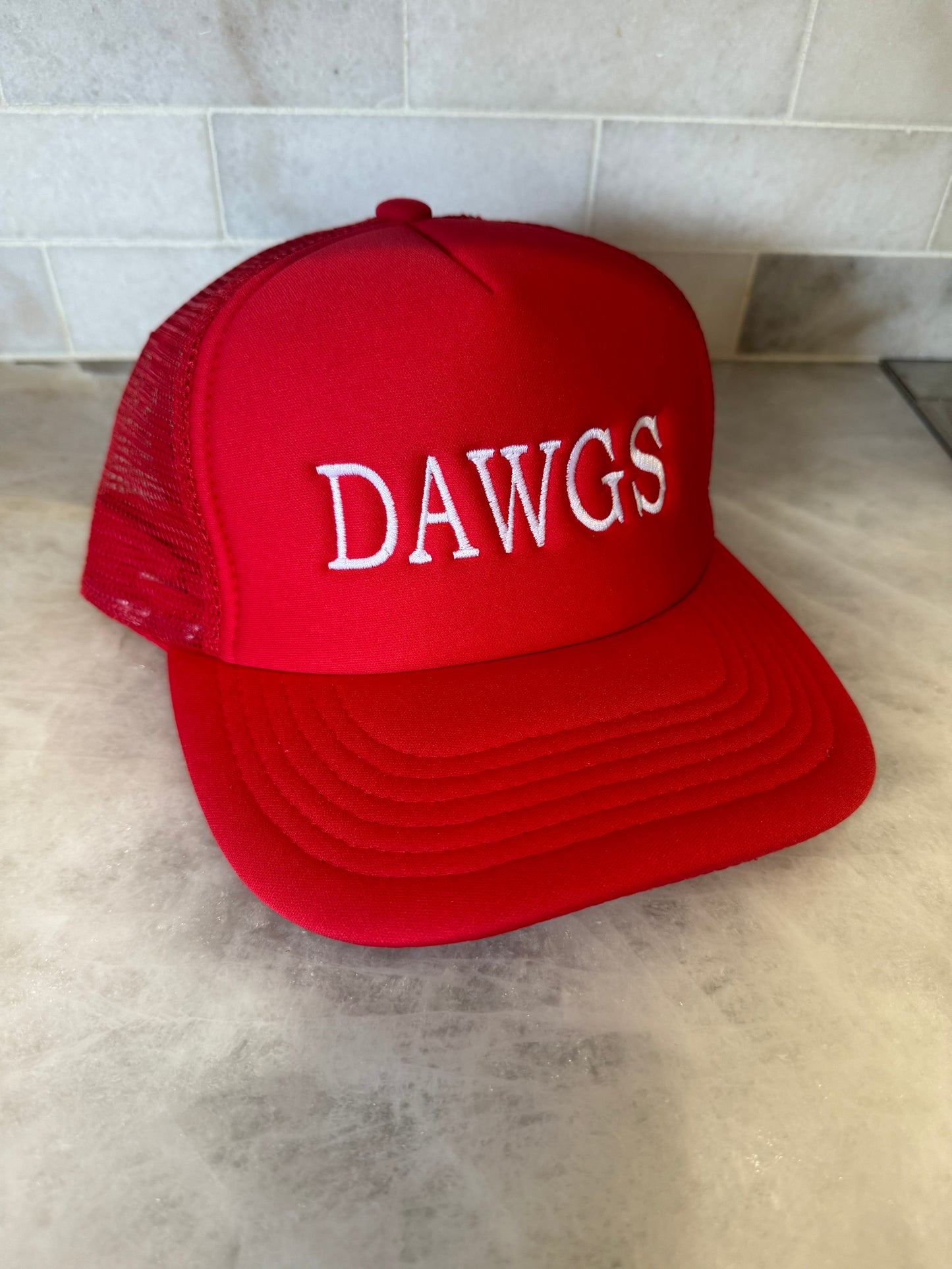 Trucker Hat w/ DAWGS embroidered