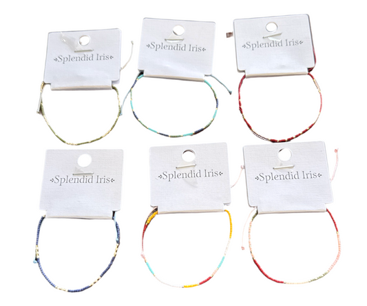 Beaded Splendid Iris Bracelet