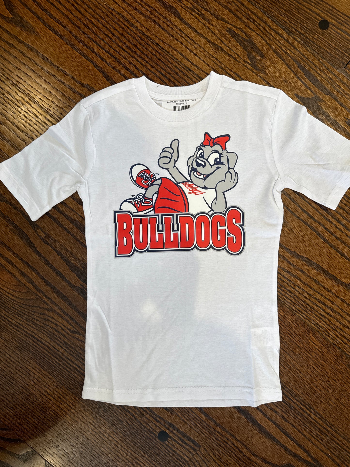 Bulldog in skirt Youth Tee