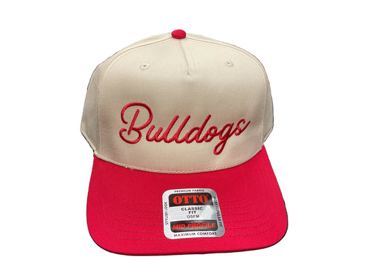 Hat | Cream/Red | Bulldogs