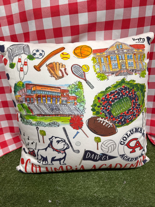 Custom Columbia Academy Pillow