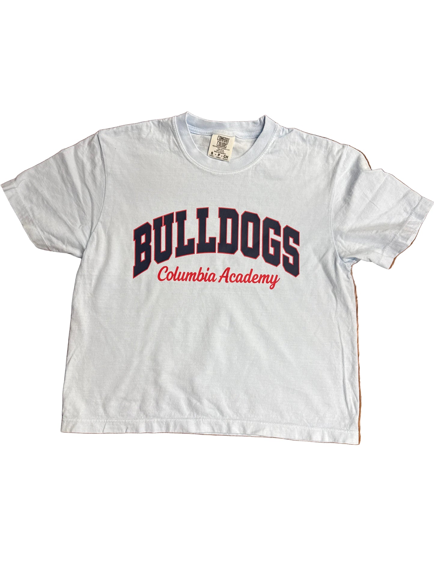 Ladies | Boxy Tee Bulldogs | Blue