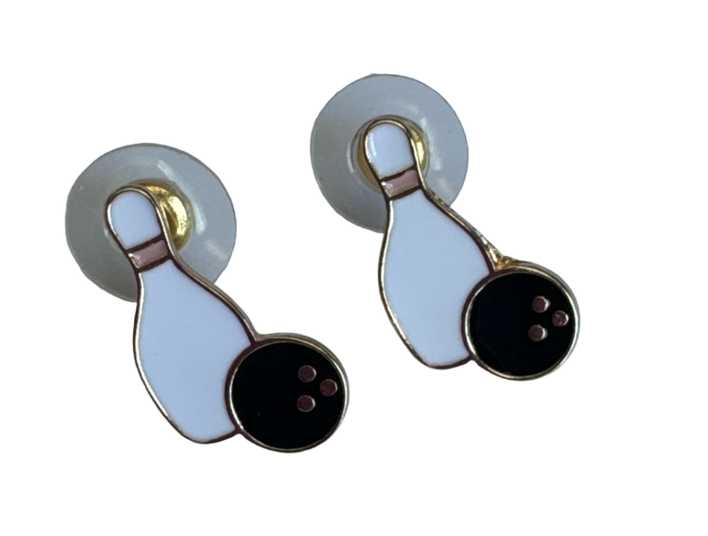 Bowling Stud Earring