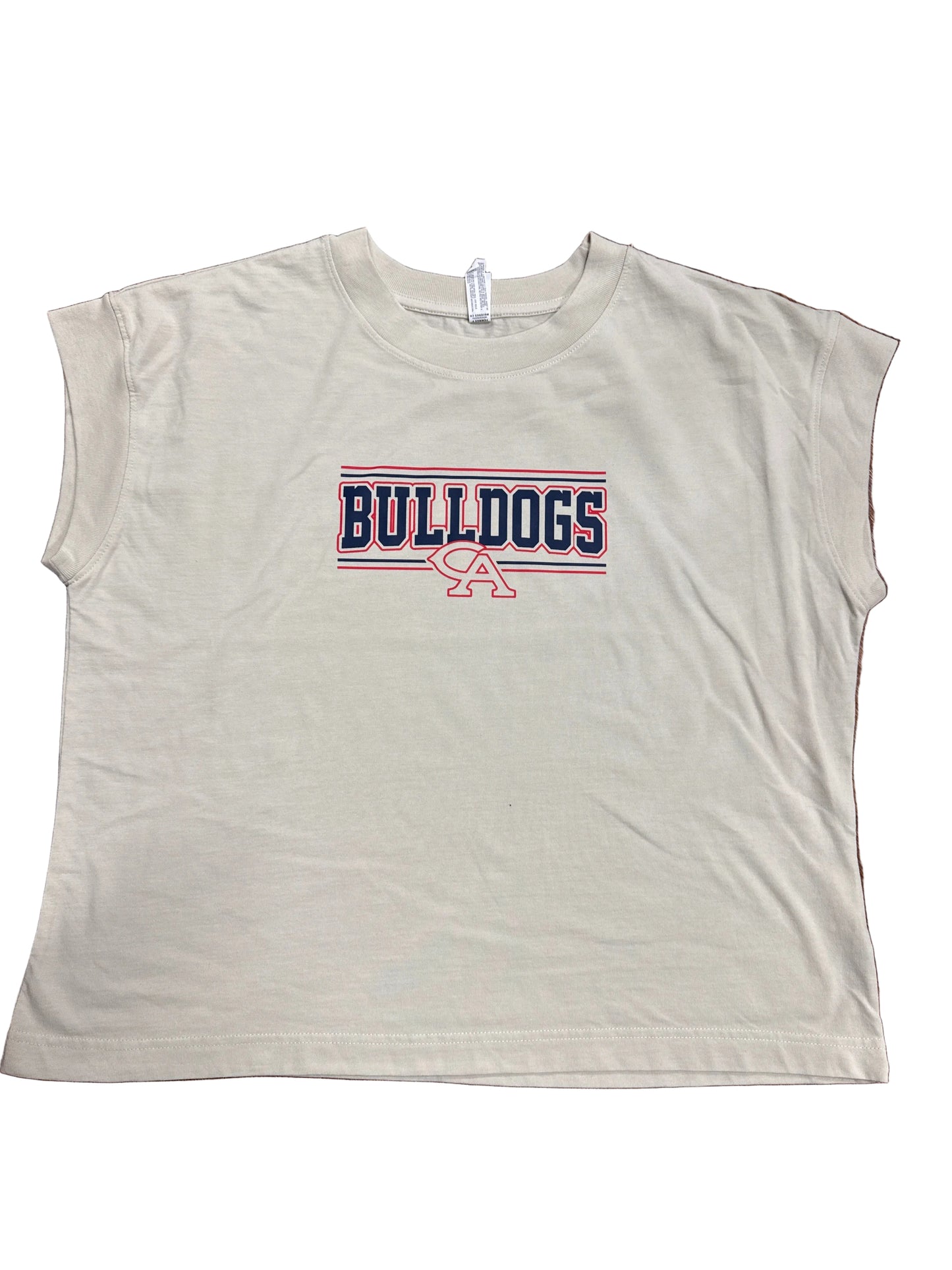 Ladies | Cap Sleeve | Bulldogs | Cream