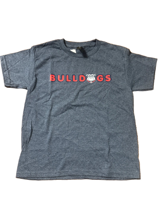 Youth | T-shirt | Heather Navy Bulldogs