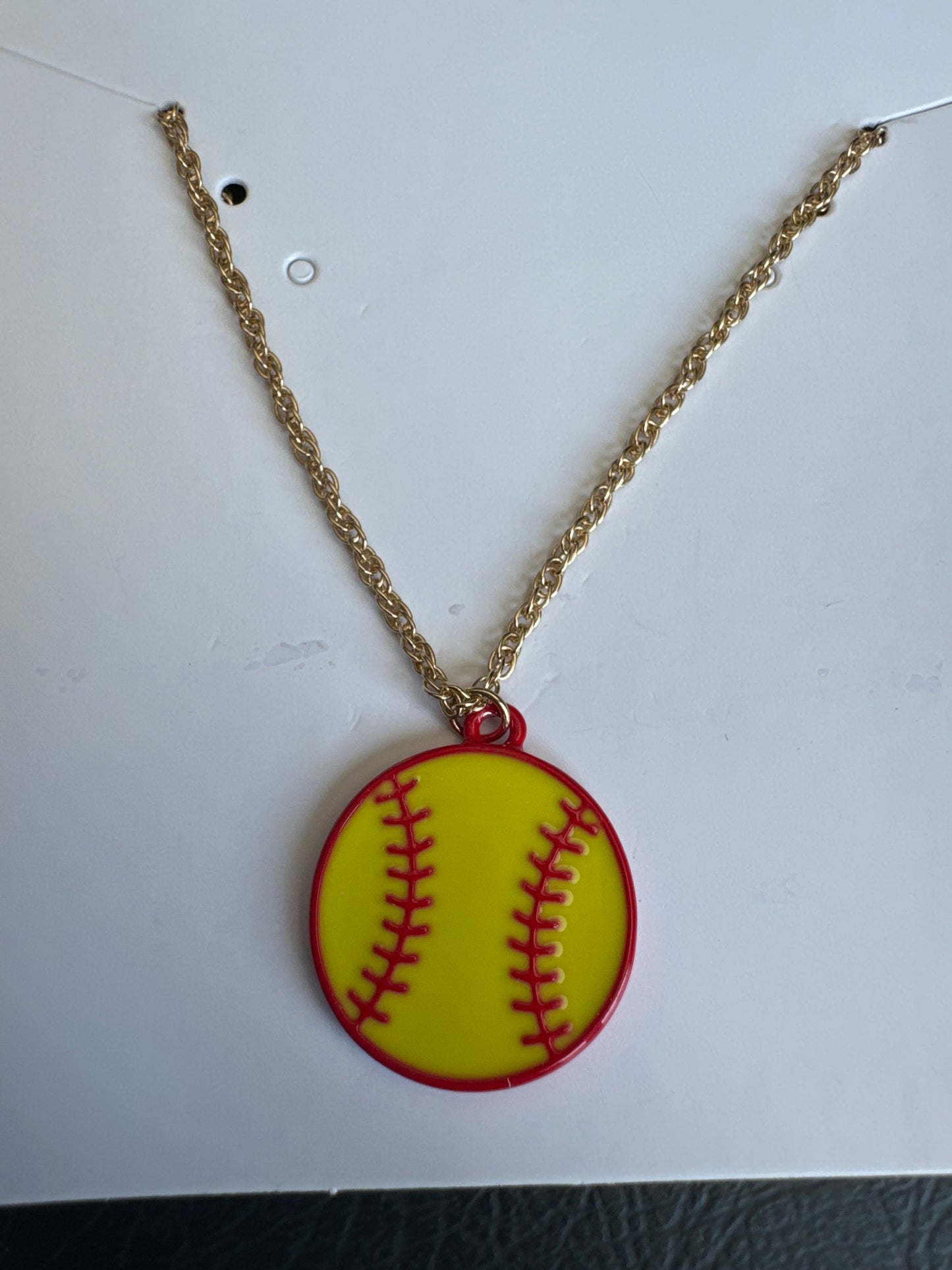 Softball Necklace