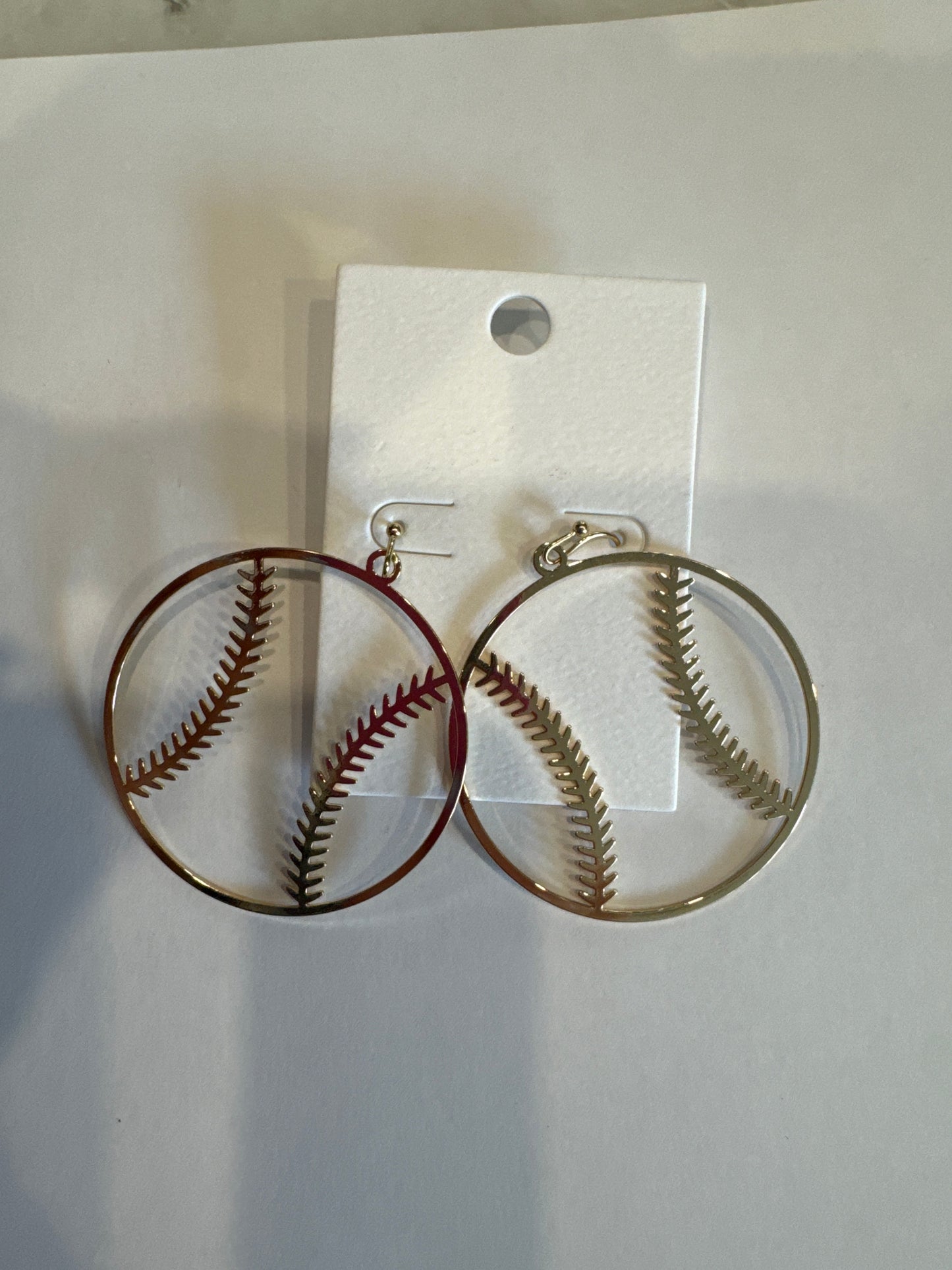 Gold Sports Dangle Earring