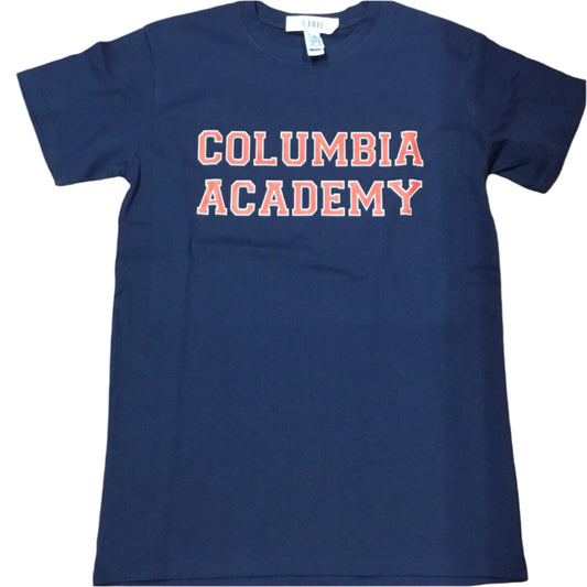 Adult Navy Columbia Academy Tee