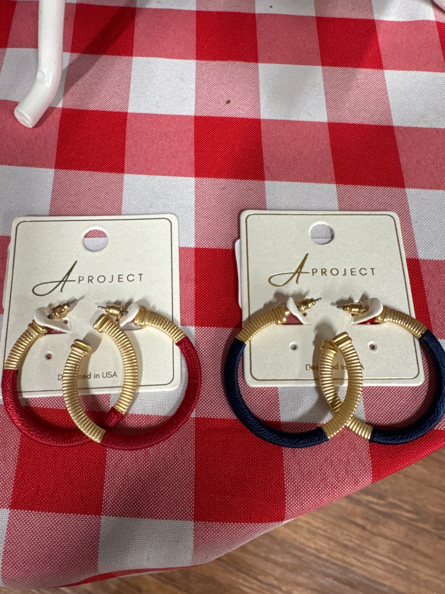 Red & Navy Hoops
