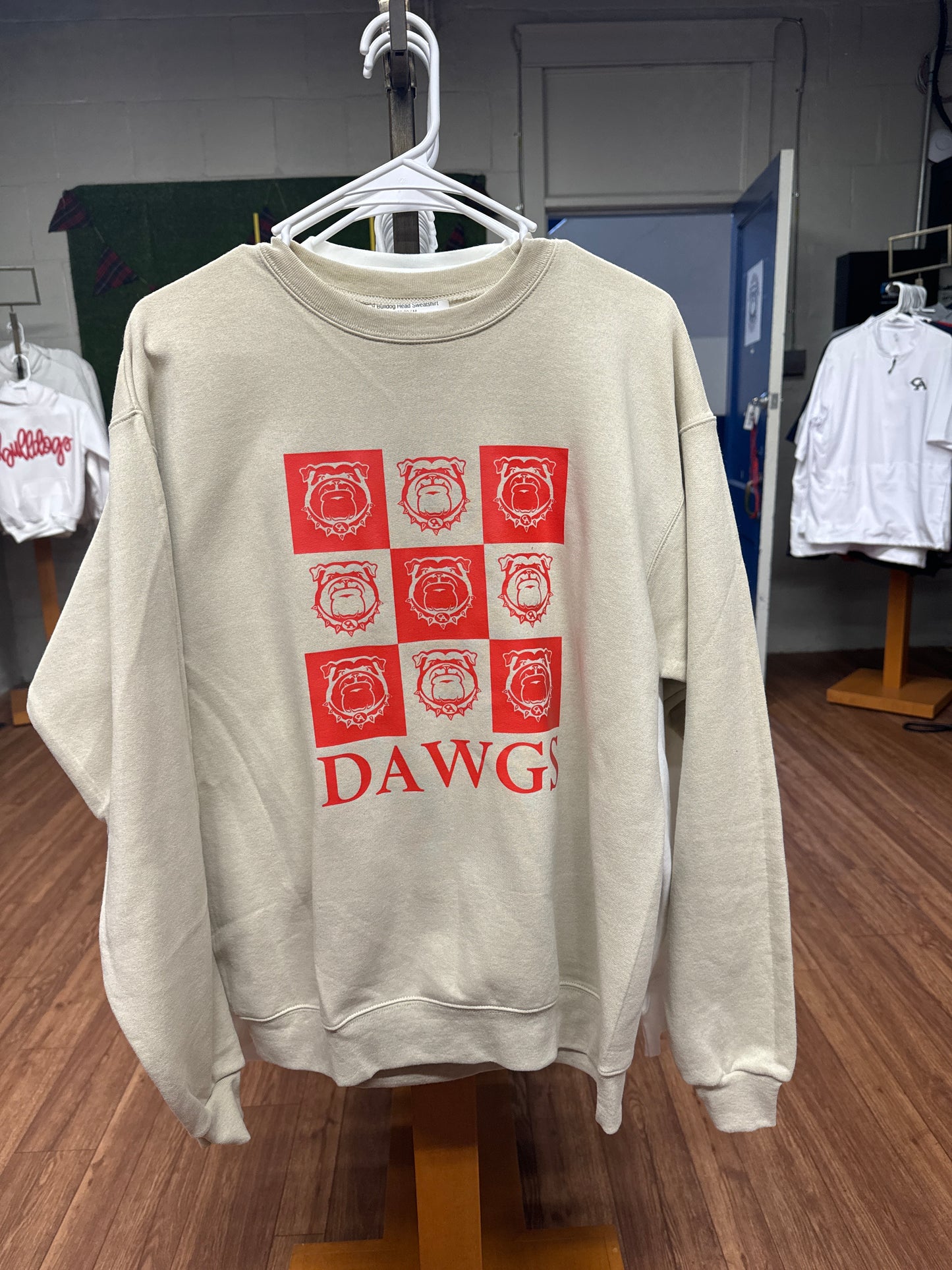 9 Bulldog Head Sweatshirt