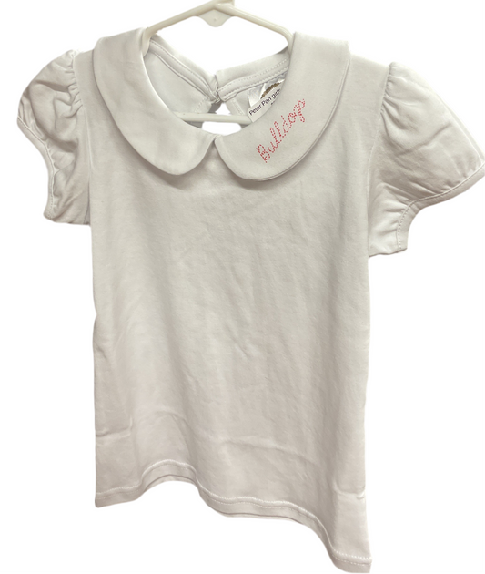 Peter Pan girls white shirt