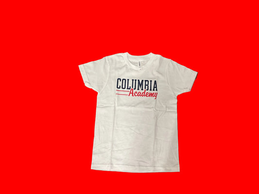 Youth | T-shirt | White | Columbia Academy