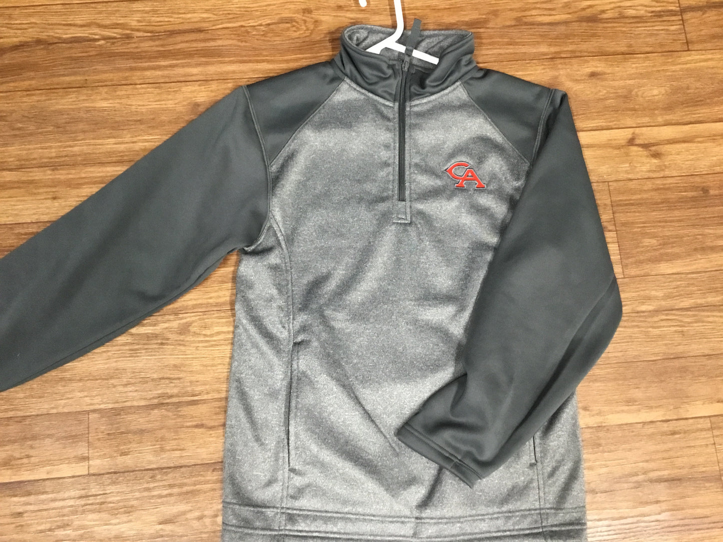 Adult Heather 1/4 Zip Fleece pullover