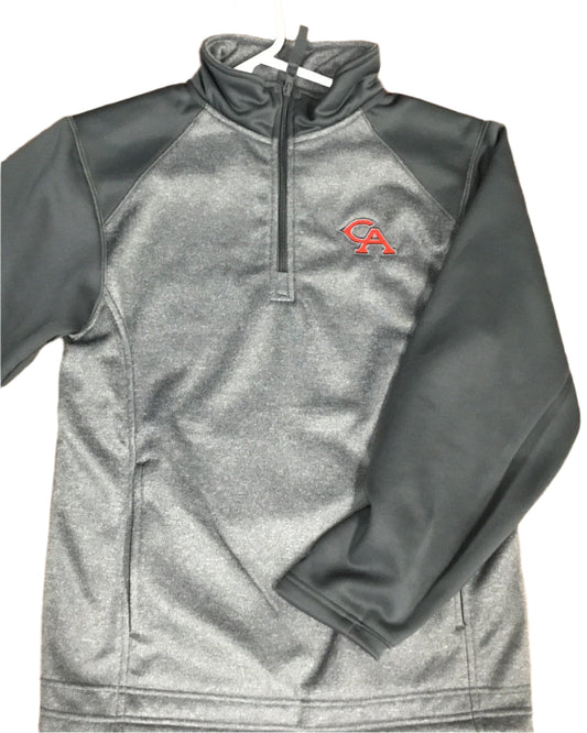 Adult Heather 1/4 Zip Fleece pullover