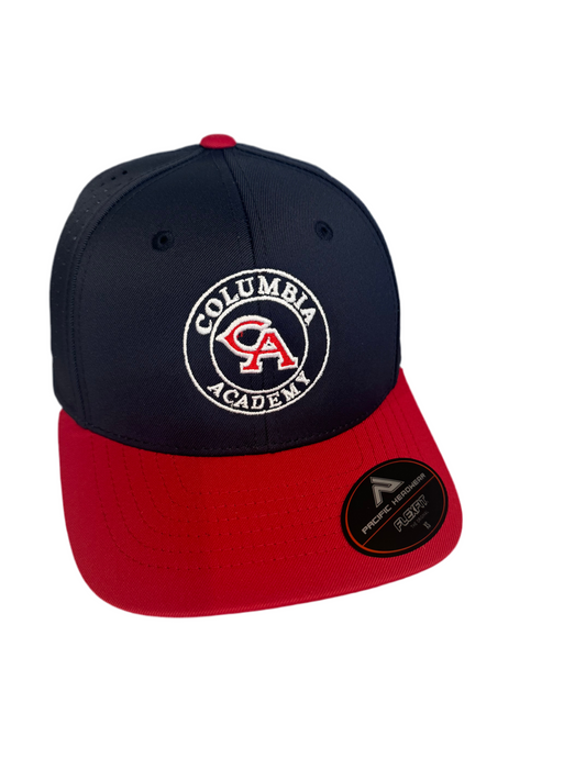 Navy/red fitted youth/Toddler Hat