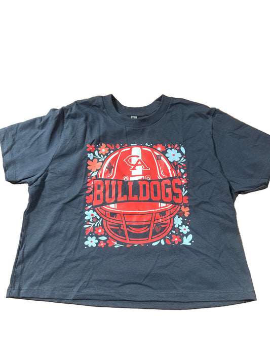 Ladies | Heavy Weight Tee | Navy Football